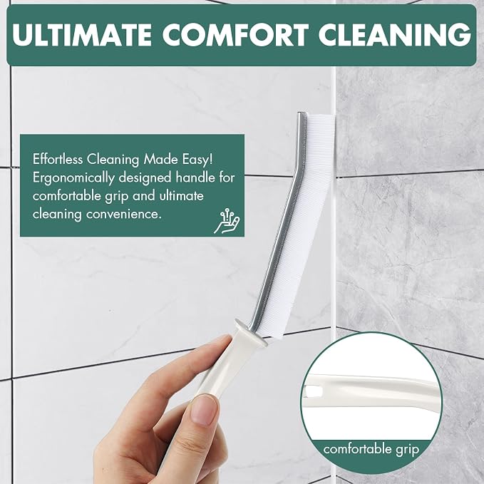 IBB 3PCS Hard Bristle Crevice Cleaning Brush, Small Cleaning Brush - Image 7