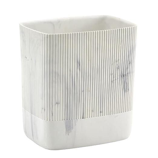 Polytree Bathroom Trash Can 1.8 Gallon Small Kitchen Garbage Can, Decor by Polytree