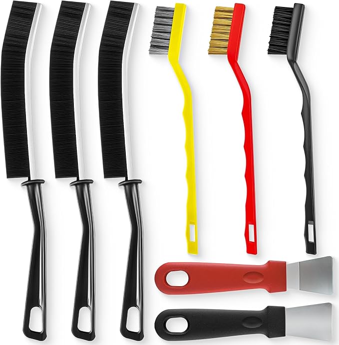 Crevice Cleaning Brush, Hard Bristle Crevice Cleaning Brush, Cleaning Brushes by QWACVRTM