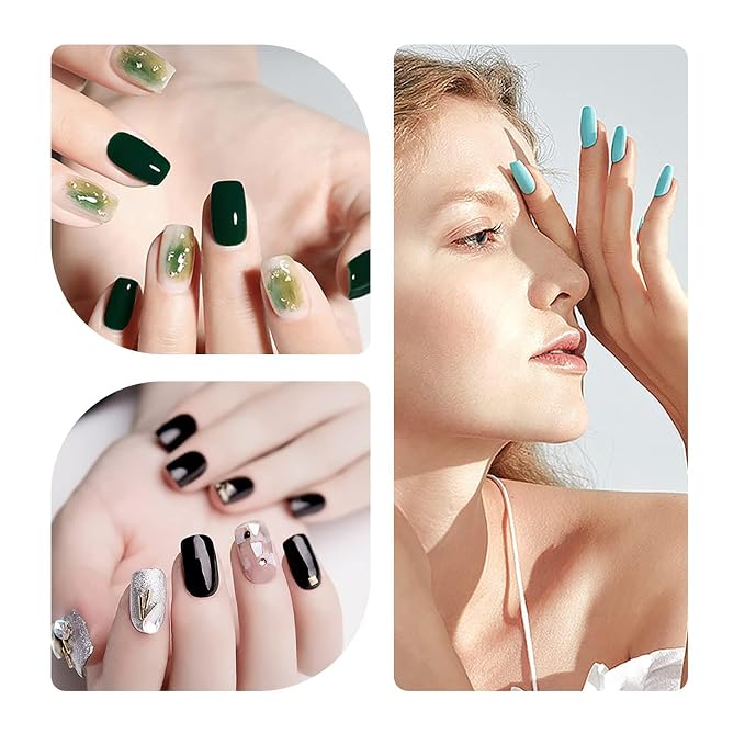 French Nail Brush, YIHUALE 2 Way French Gel Acrylic Nail Art Kolinsky Brush - Image 6
