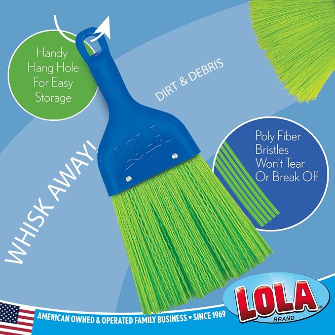 LOLA Whisk Broom, Hand Brush, 72 Pack Durable Bristles, Whisks Away Dirt & - Image 7