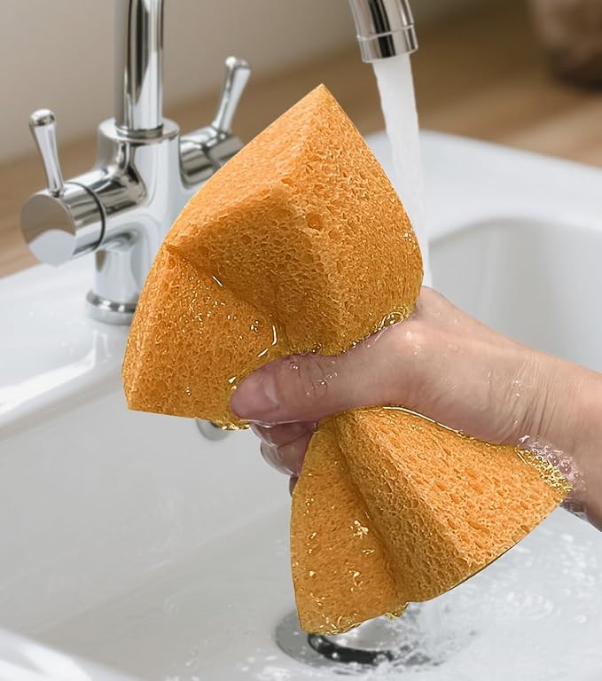 Car Wash Sponges, 3 Pack Extra Thick Large Cleaning Sponge Multi-Purpose - Image 4