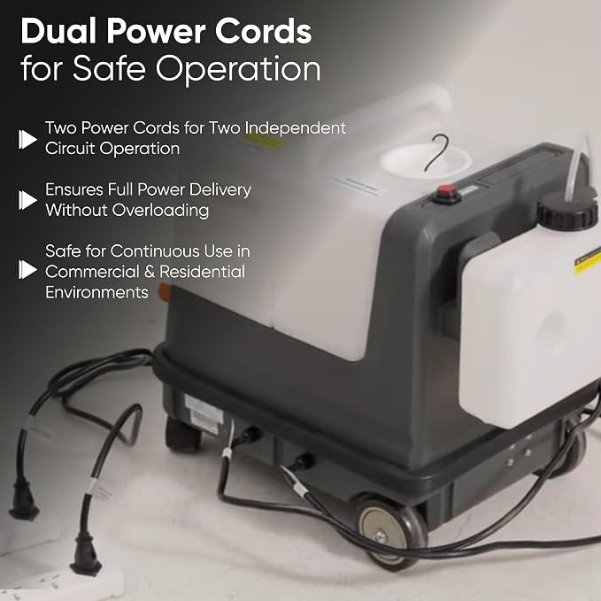 Dapper Commercial Carpet and Upholstery Extractor Cleaning Machine - Image 6