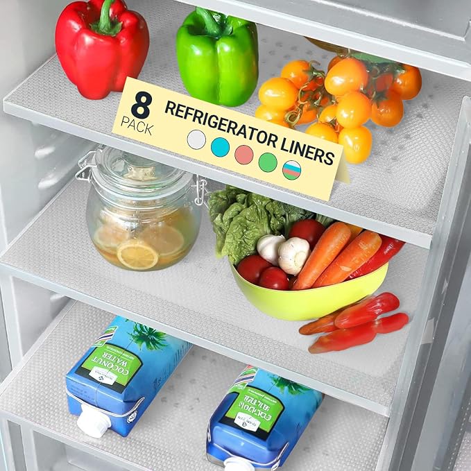 Refrigerator Liners for Shelves by Linda’s Essentials by LindasEssentials