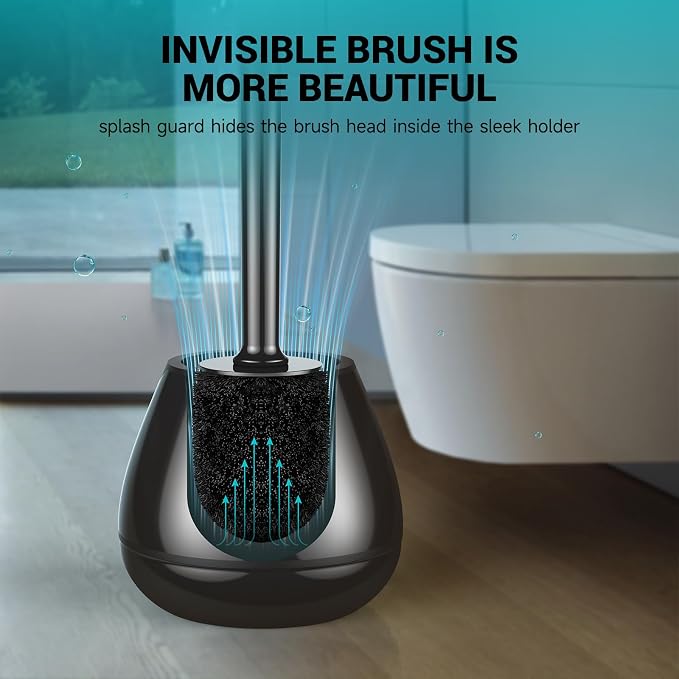 Toilet Brush and Holder, Toilet Bowl Brush - Image 5