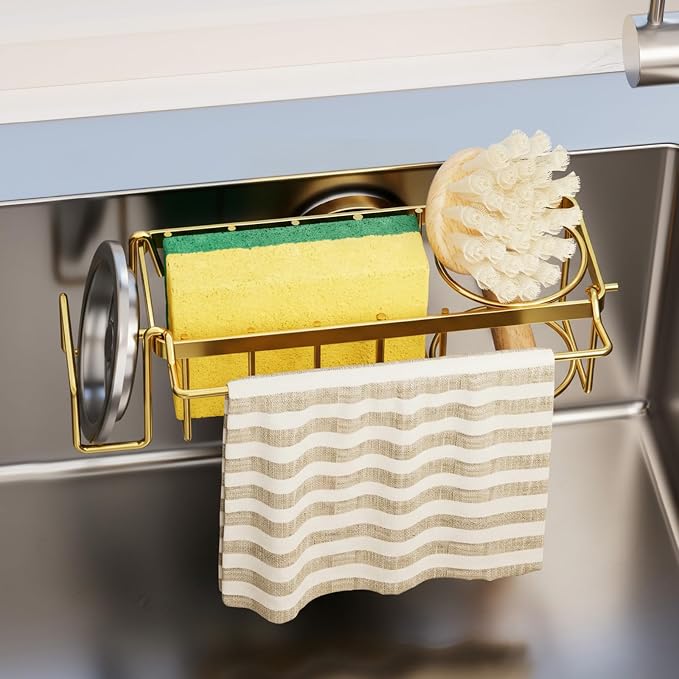 TAILI 4-in-1 Sponge Holder for Kitchen Sink by TAILI