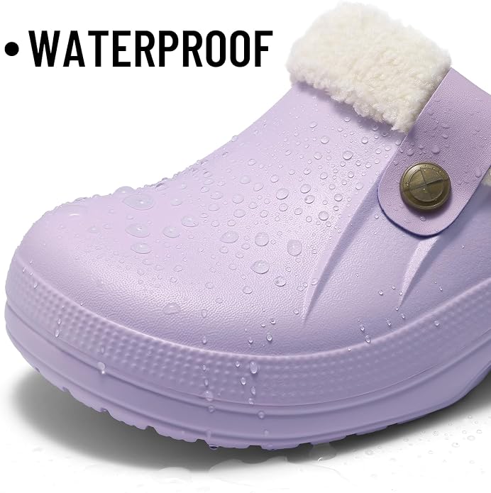 Beslip Classic Fur Lined Clogs Waterproof Winter Fuzzy Slippers - Image 4