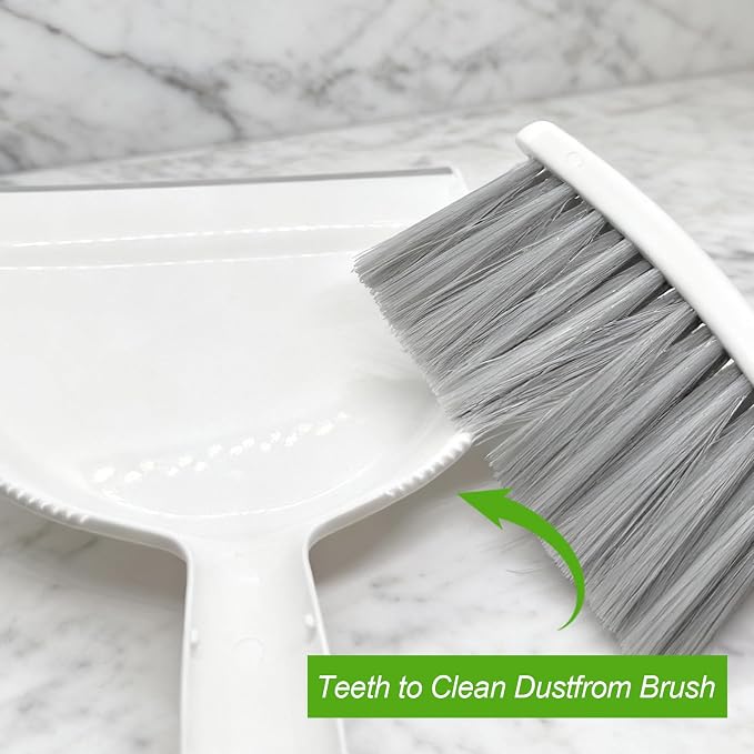 Mini Broom and Dustpan Set, Hand Broom - Image 6