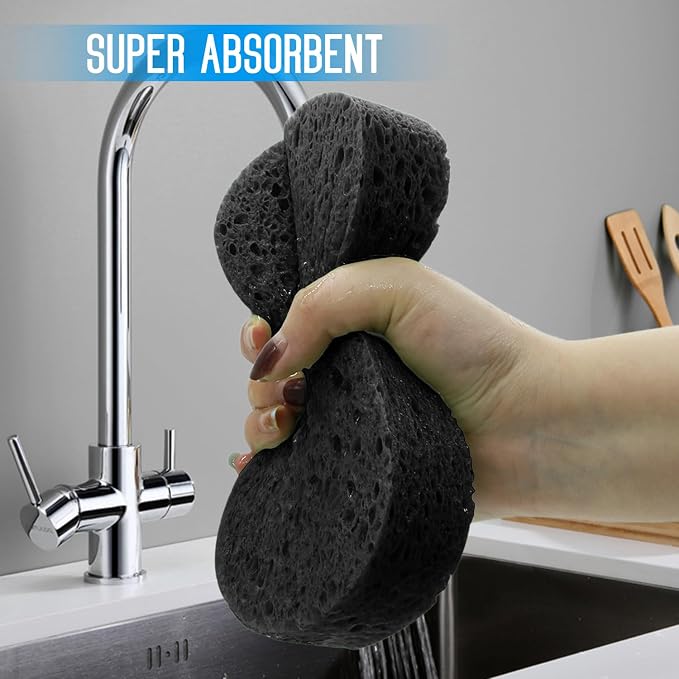 3 - Pack Large Sponge, Kitchen Sponges, Handy Sponges, Cellulose Sponges - Image 8