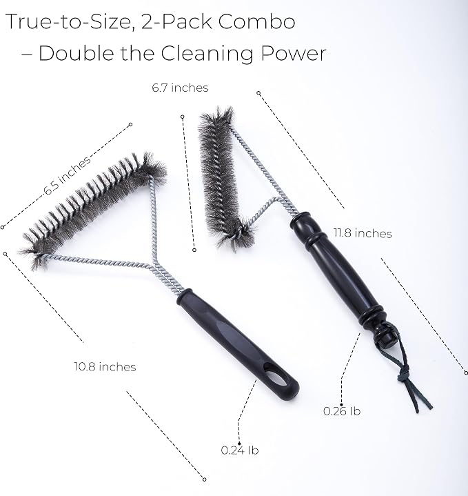 2 Pack Air Fryer Cleaning Brush | Small Grill Brush - Image 3