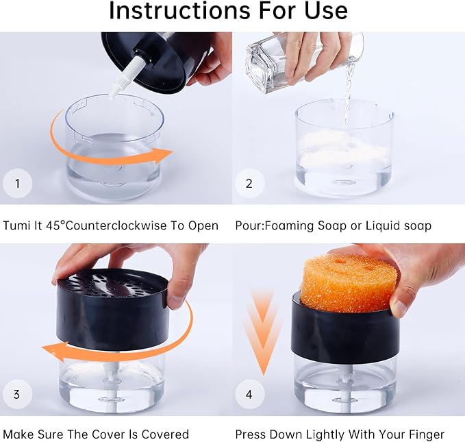 Soap Dispenser & Sponge Holder Compatible - Image 6
