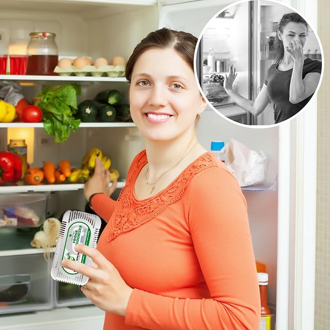 Fridge Ninja 2-Pack Unscented Activated Charcoal Fridge Deodorizer - Image 9