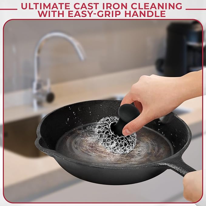 Zylark 316L Chainmail Scrubber Cleaner - Image 5