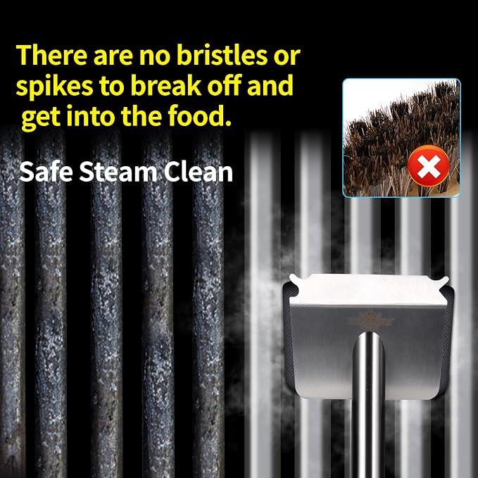 Steam Grill Brush Bristle Free, Grill Cleaner - Image 7