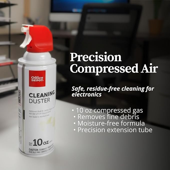 Office Depot Cleaning Duster, 10 Oz Compressed Canned Air - Image 4