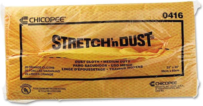 Chicopee 0416 Stretch 'n Dust, Medium Duty 24" x 24" Unfolded Dust Clothes by Unknown