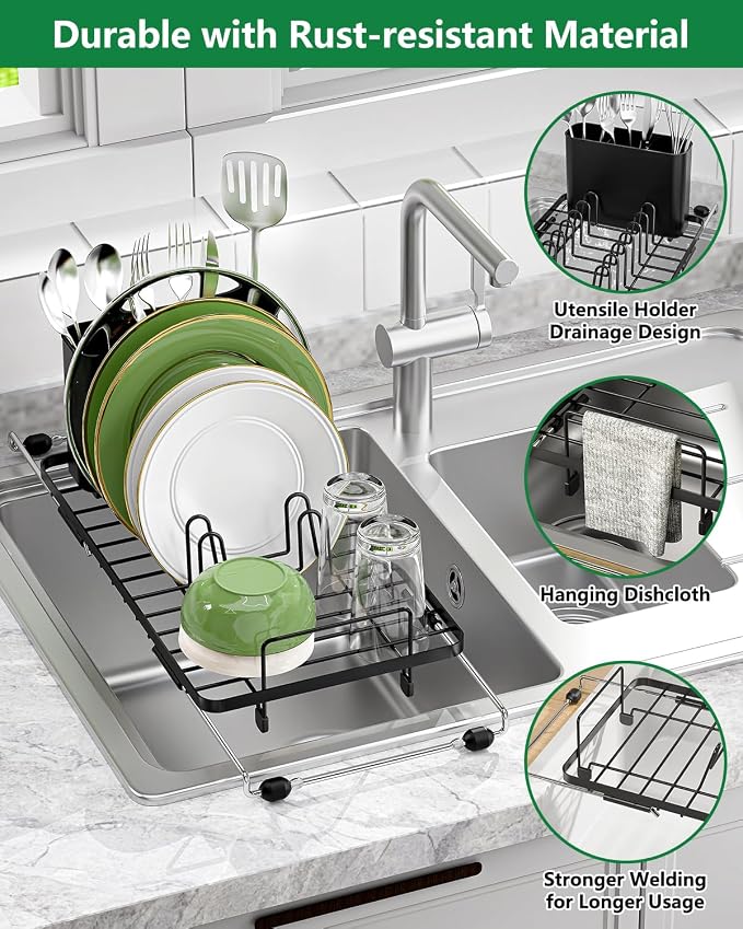 Extendable Dish Drying Rack Small - Image 6
