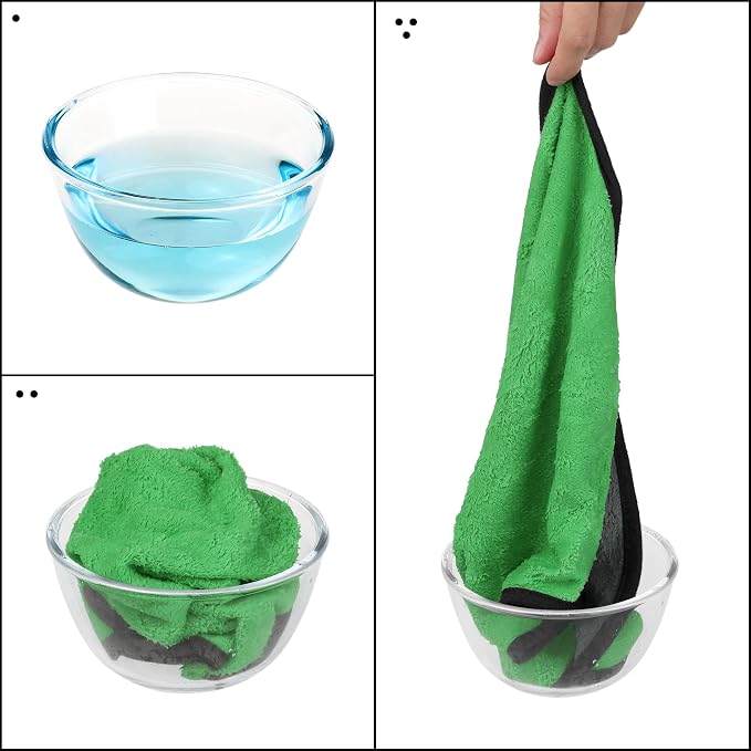 uxcell Car Cleaning Cloths, 8 Pack Soft Premium Microfiber Towels - Image 4