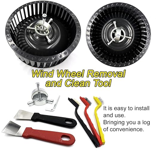Fan Blade Blower Wheel Puller Kit, Range Hood Cleaning Wind Wheel Removal Tool - Image 3