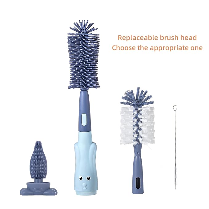 Chemimoso Multifunctional Cleaning Brush, Baby Bottle Brush, Bottle Brush - Image 2