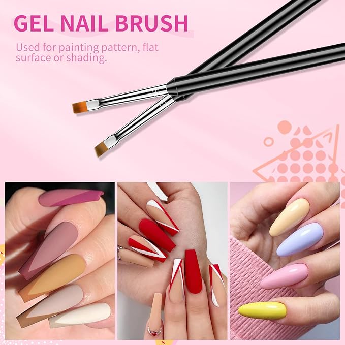 SAVILAND Nail Art Brushes Set - Image 4