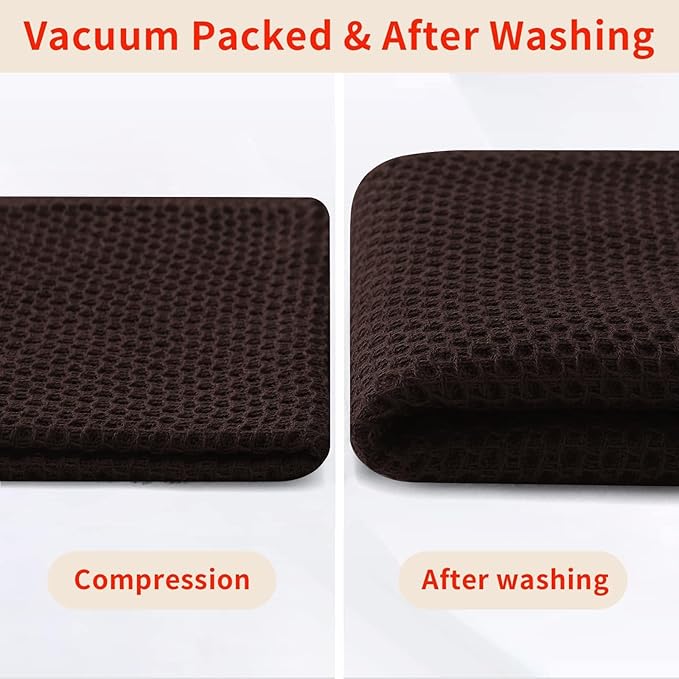 Homaxy 100% Cotton Waffle Weave Kitchen Dish Cloths, Ultra Soft Absorbent Quick - Image 8