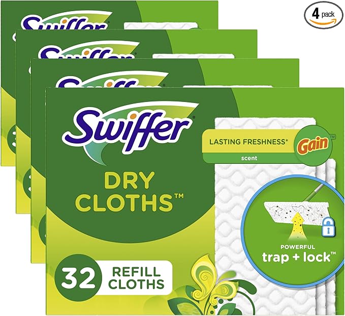 Swiffer Sweeper Dry Sweeping Cloth Refills, Gain Original by Swiffer