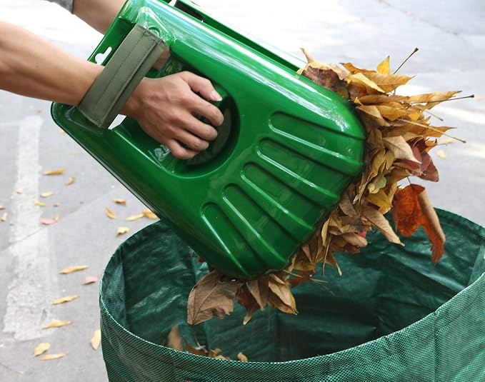 Gardzen Large Leaf Scoop Hand Rakes, Debris and Yard Waste Removal, Comes - Image 6