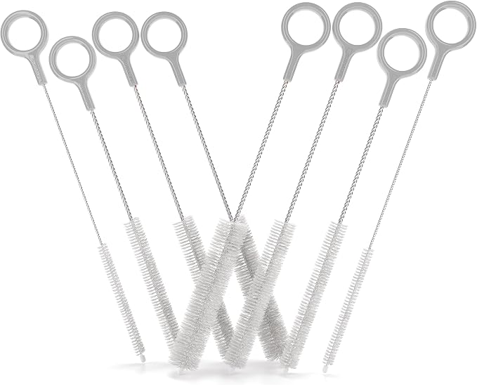 Heavy Duty Cleaning Brushes Set of 8 by Buenalife