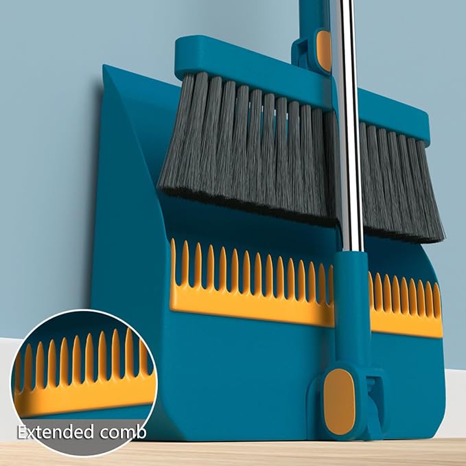 Space Saving Folding Broom and Dustpan Set - Image 7