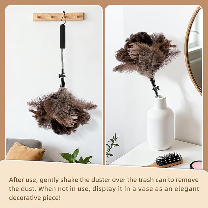 Extendable Ostrich Feather Duster - Image 8
