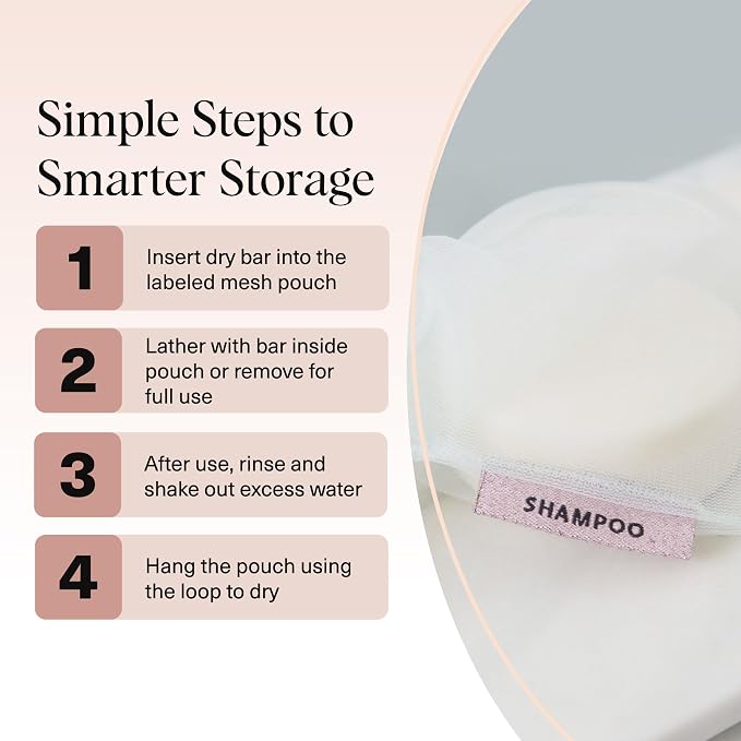 Kitsch Bar Soap Saver Bag – Patented Mesh Bag Soap Holder - Image 6