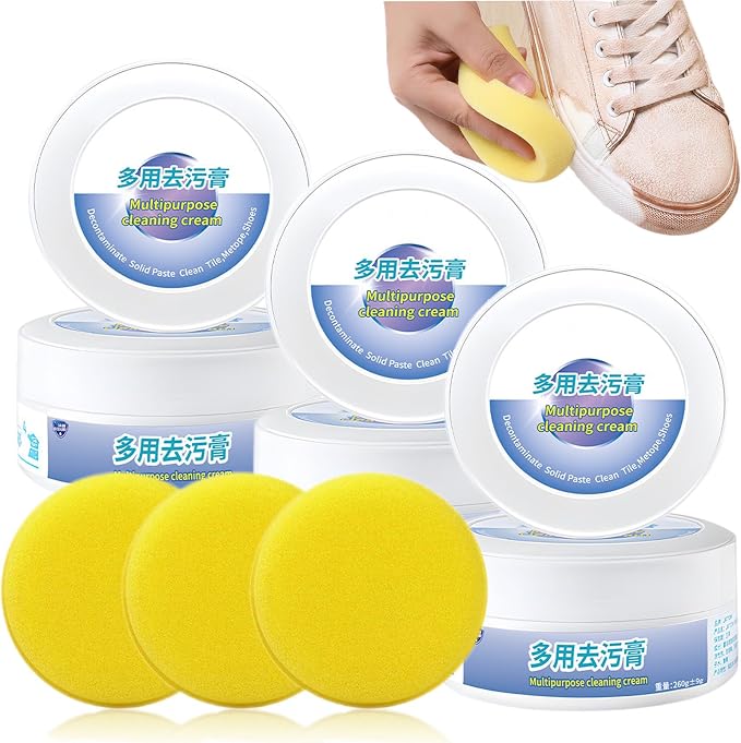 Shoes Stain Removal Cream, 2023 New Multi-Functional Cleaning and Stain Removal by LJXWRF
