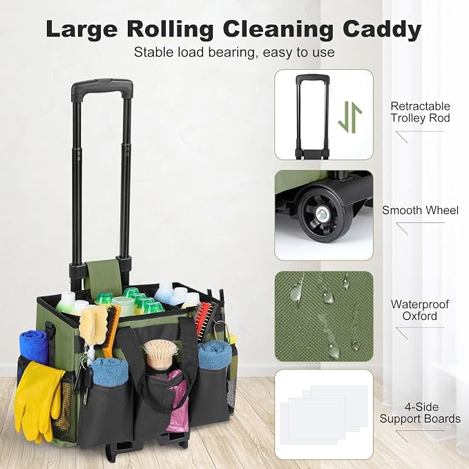 Housolution Rolling Cleaning Caddy Bag - Image 2