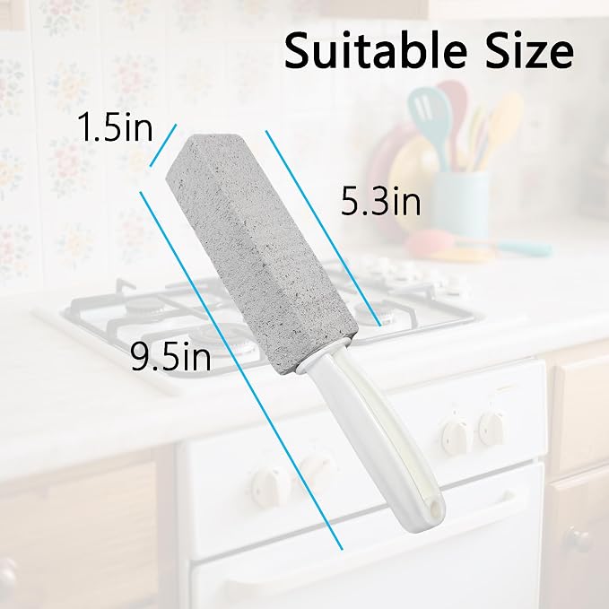 Cleaning Pumice Stone for Stove Grates，Grill Cleaner for Outdoor Grill Pumice - Image 2