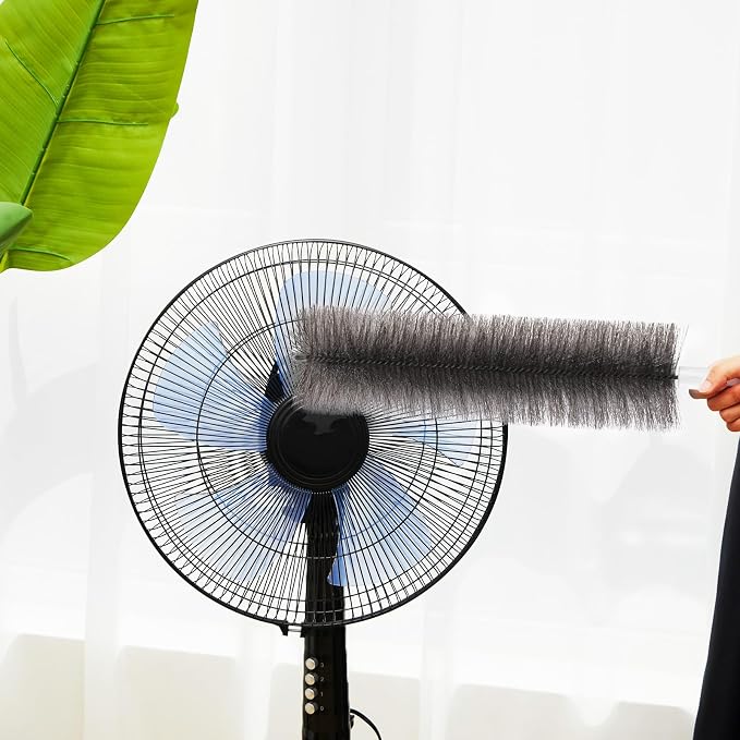 Sliner 2 Pcs Cobweb Duster Bendable Fan Duster Plastic Dust Cleaner Reusable - Image 3