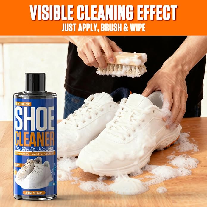 Shoe Cleaner – 10.15 fl oz Shoe Cleaning Kit - Image 4