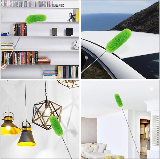 DELUX Microfiber Feather Duster Extendable Duster - Image 6