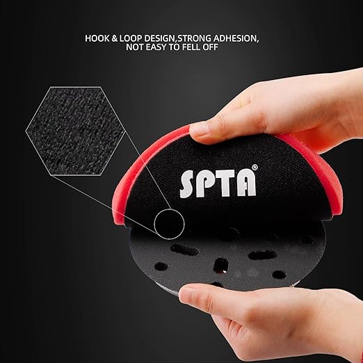 Red Finish Polishing Pads, Buffing Pads, SPTA 1Pcs 5.5 Inch Face - Image 5