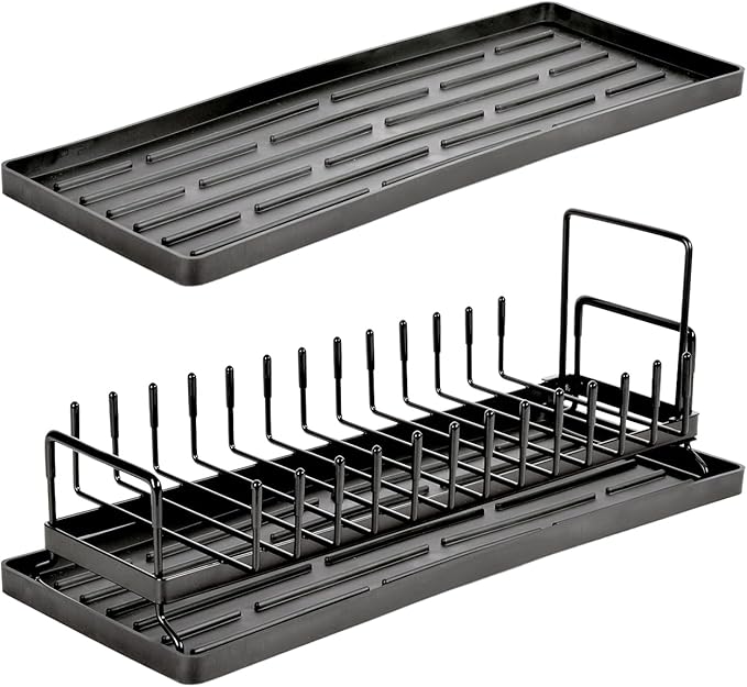 Cup Drying Rack Dish Drying Water Bottle Dryer Rack Long Kitchen Sink Counter - Image 4