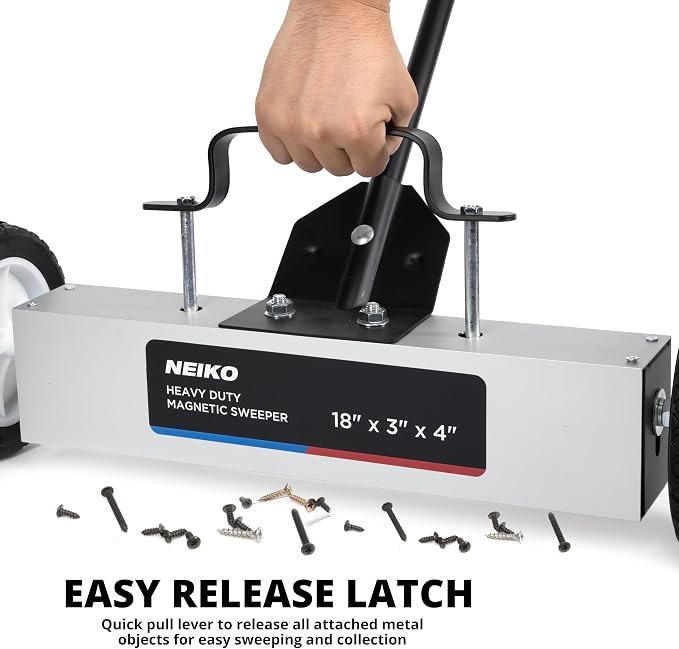 NEIKO 53415A 18” Rolling Magnetic Sweeper - Image 6