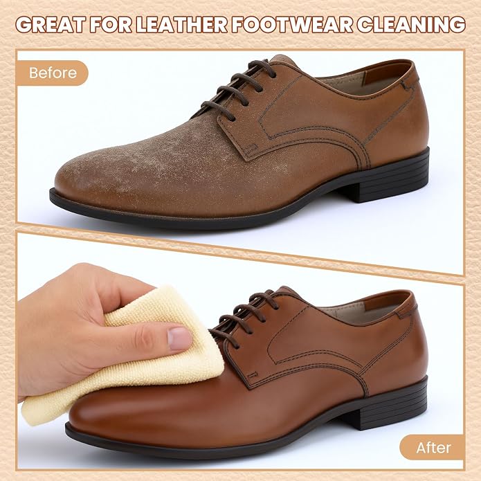 10 Pcs Shine Shoes Cloth Kit Polish Dauber Applicators Cleaning Leather Shoes - Image 4