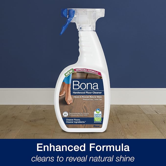 Bona Ultimate Hardwood Floor Care Kit – Pivoting Mop, Cleaning Solution & Refill - Image 2