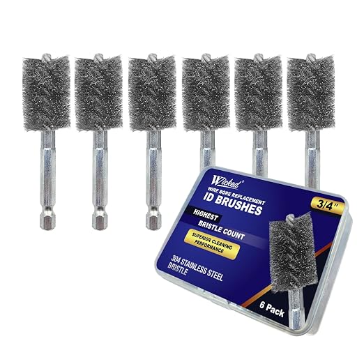 WICKED Professional ID Copper Tube Pipe Cleaner Replacement Brushes) by Wicked