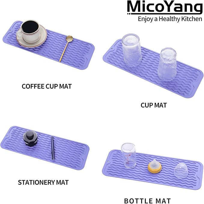 Silicone Dish Drying Mat for Multiple Usage, Easy clean, Eco-friendly, - Image 4