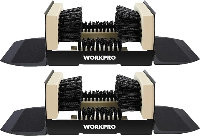 WORKPRO Boot Brush Scraper Outdoor, Shoe Cleaner Brush, Boot Scrubber, Heavy by WORKPRO
