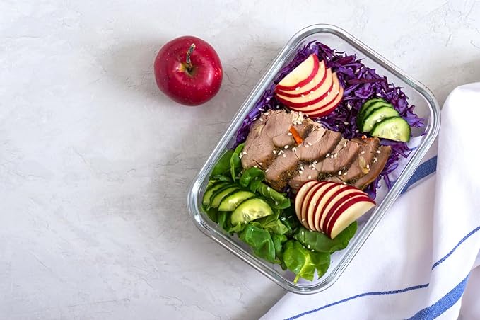3-Pack 35 oz Borosilicate Glass Food Storage Containers - Image 7