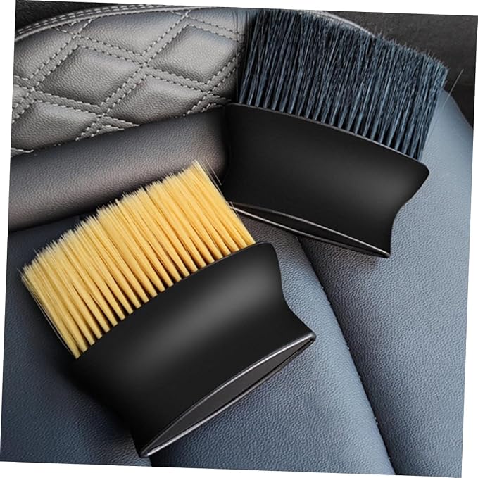 Car Air Vent Cleaning Brush Black Soft Bristle Auto Detailing Tool - Image 5