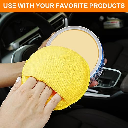 Microfiber Wax Applicator Pads, Car Wax Applicator - Image 7