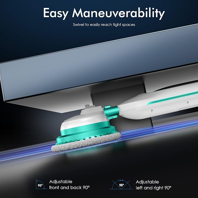 Scrubbing Steam Mop with Rotating Mop Pads, All-in-One Hard Floor Cleaner with - Image 5